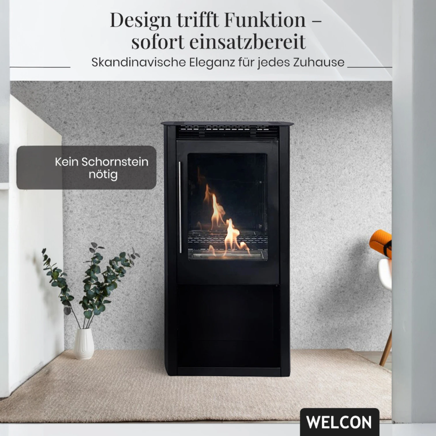 Bioethanol Kamin & Fireplace Trondheim | Standkamin