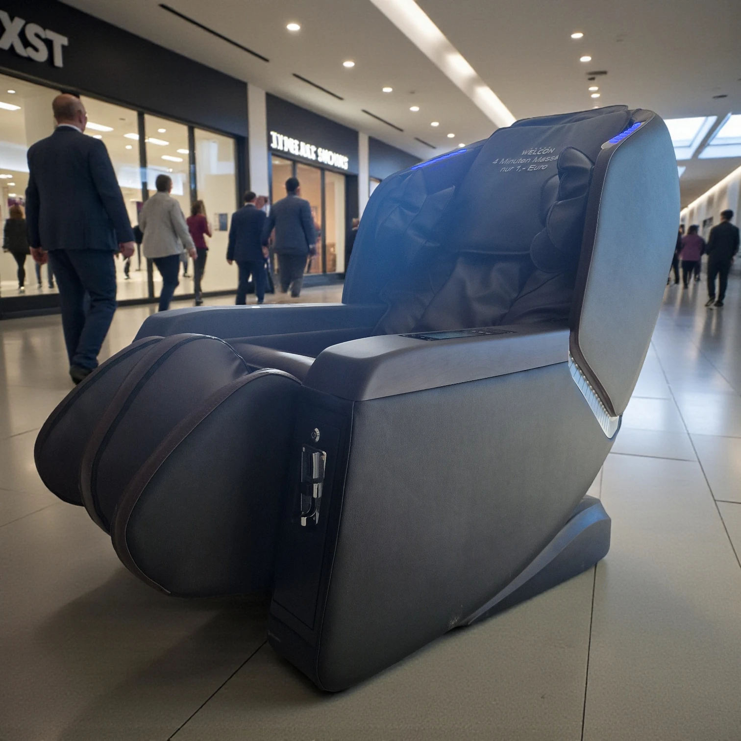 Münzmassagesessel WELCON 4D Pro 5.0 in braun-schwarz