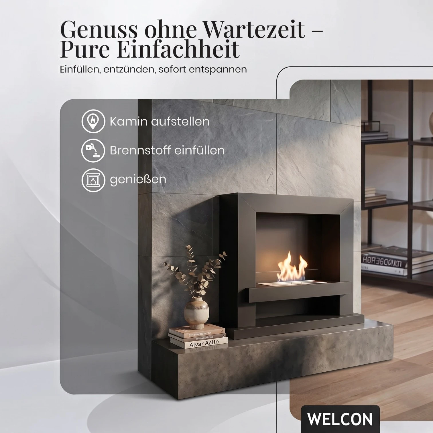 Bioethanol Kamin & Fireplace Svendborg | Standkamin