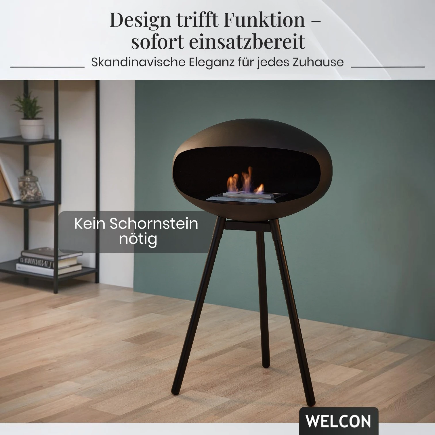 Bioethanol Kamin & Fireplace Kopenhagen | Standkamin