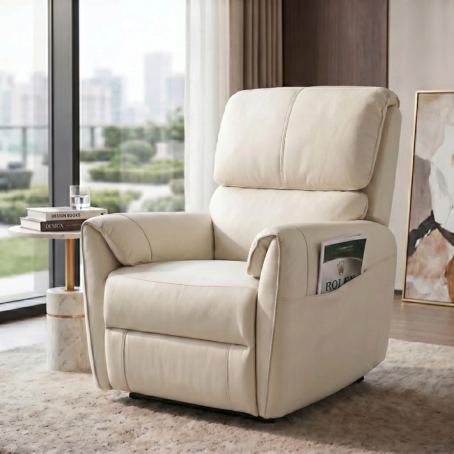 Massagesessel und Relaxsessel RelaxxOne Classic in beige