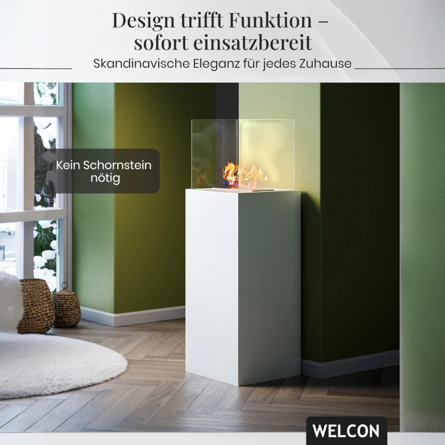 Bioethanol Kamin & Fireplace Helsinki | Standkamin