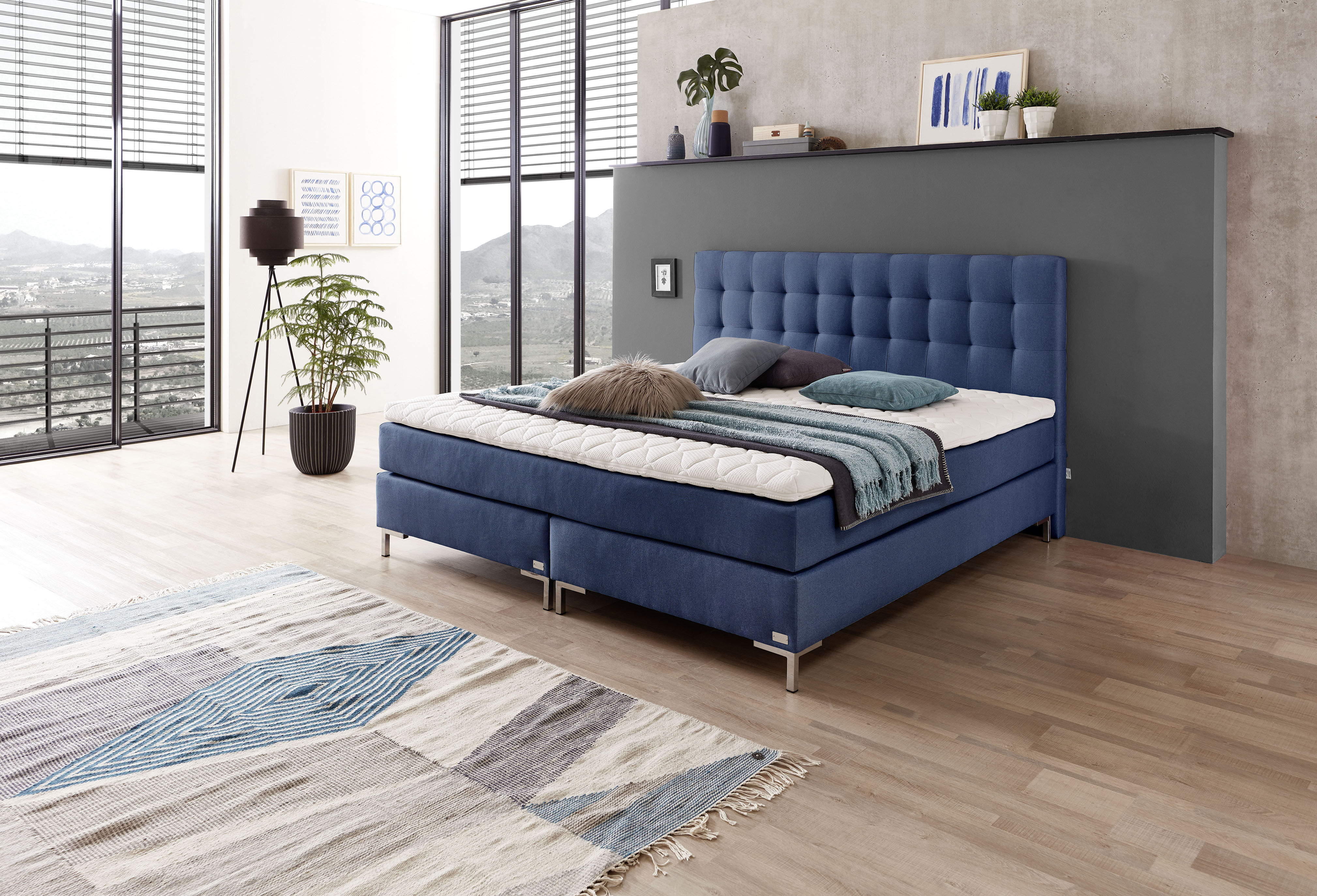Boxspringbett mit einer Matratze: Luxuriöser Schlafkomfort für höchste Ansprüche