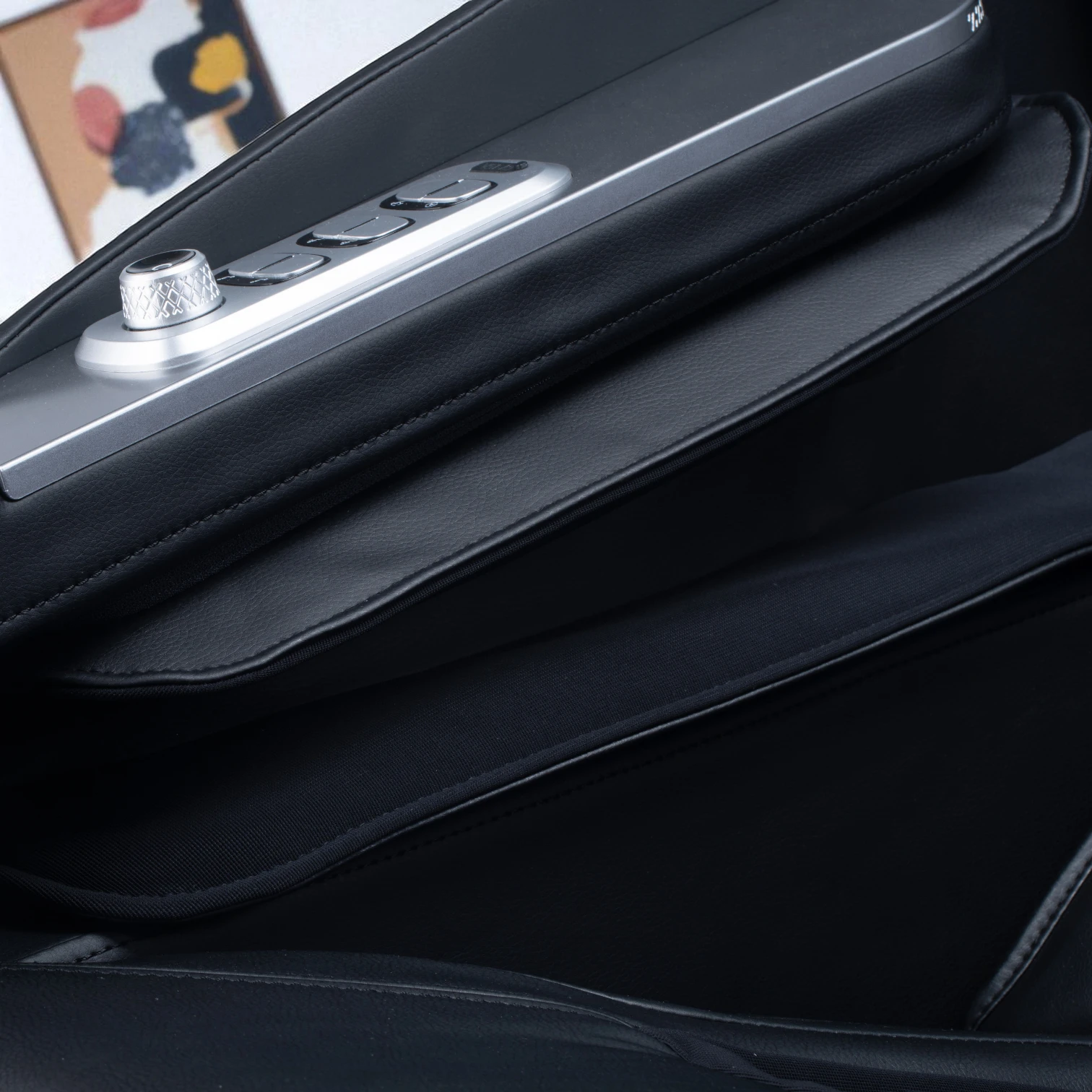 Massagesessel MAXXCARE® in schwarz-grau mit extrabreiter Sitzfläche B-Ware