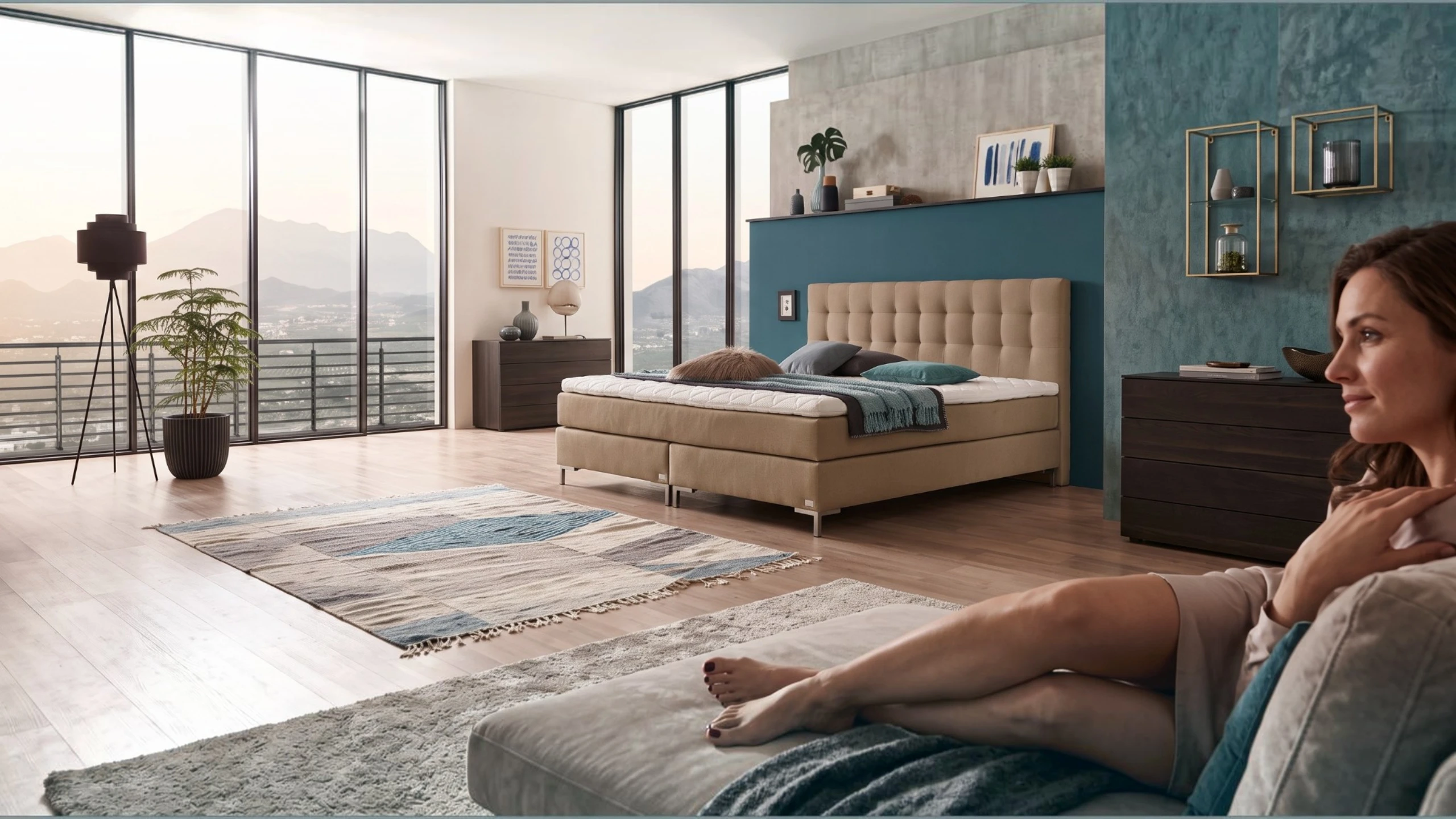 Header-Boxspringbett