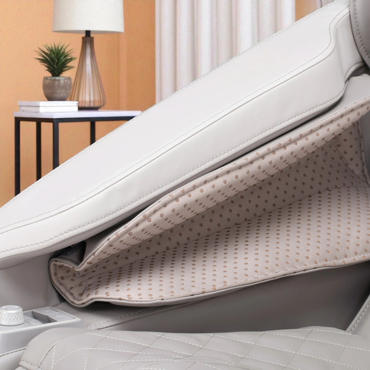 Massagesessel ROYALRELAXX in hellbeige-hellgrau