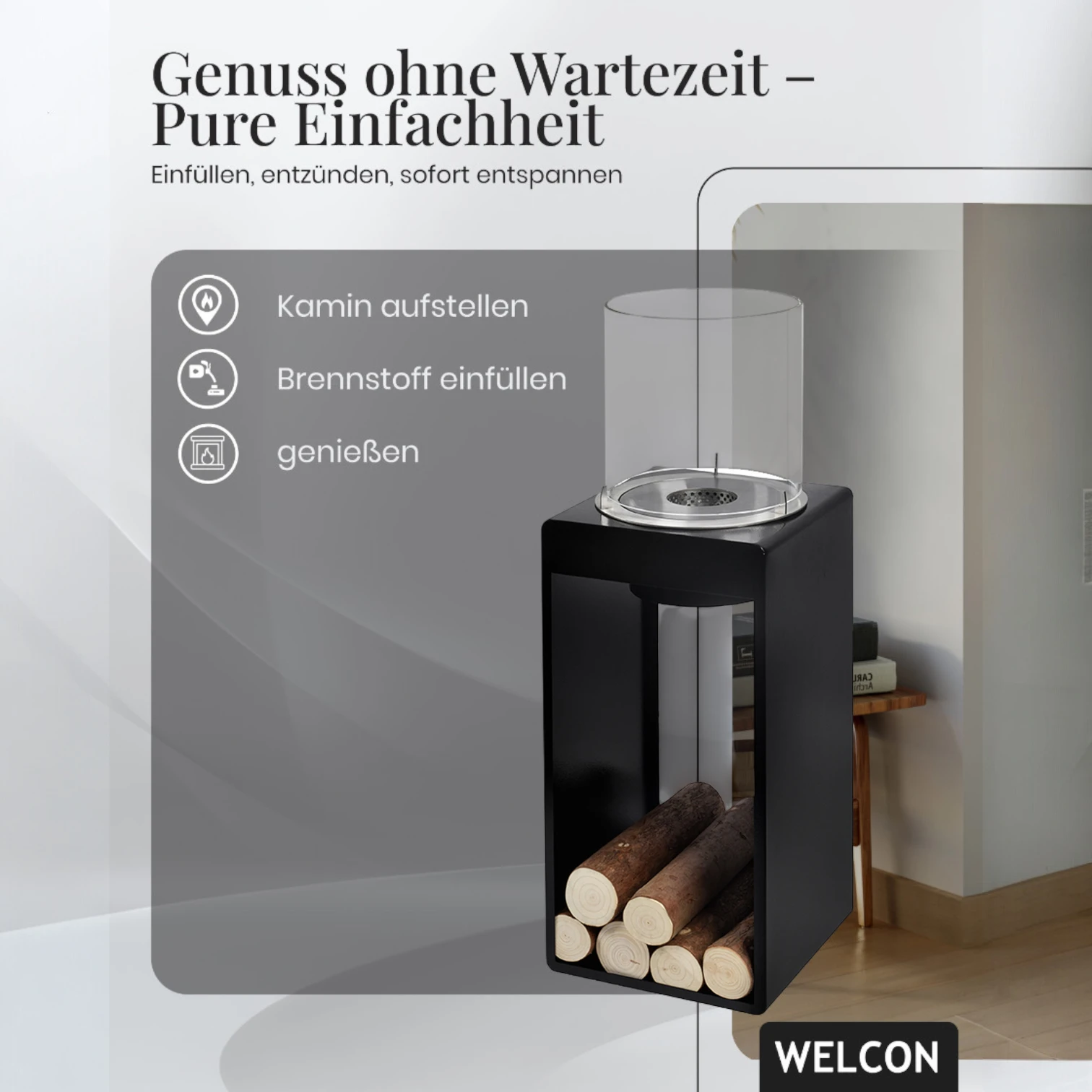 Bioethanol Kamin & Fireplace Ribe | Standkamin Bioethanol Kamin & Fireplace Ribe | Standkamin
