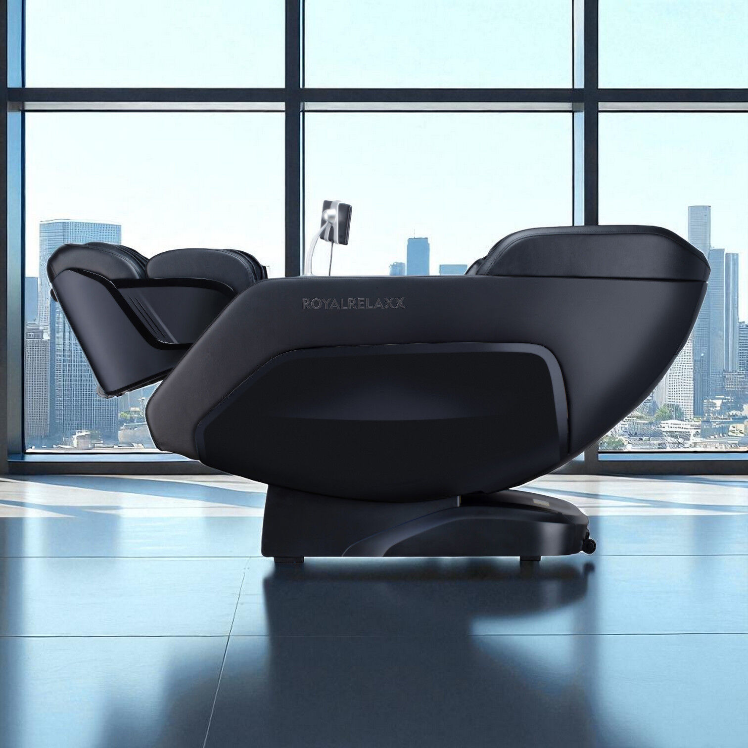 Massagesessel ROYALRELAXX in schwarz - Sale