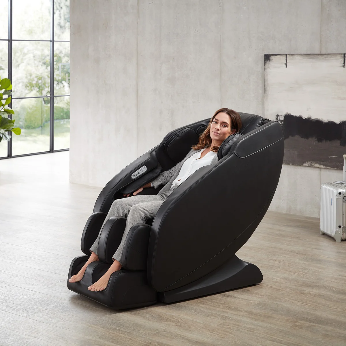 Massagesessel Prestige II BLACK EDITION in schwarz - Sale Massagesessel Prestige II BLACK EDITION in schwarz - Sale