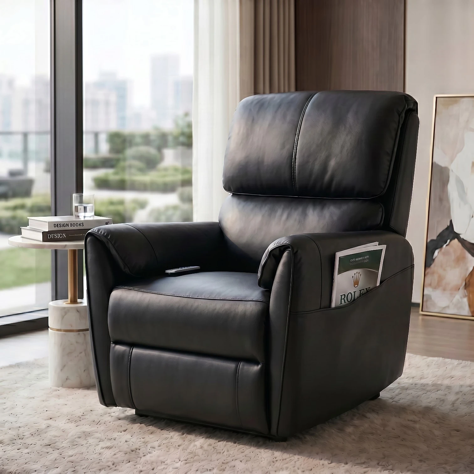 Massagesessel und Relaxsessel RelaxxOne Classic in schwarz