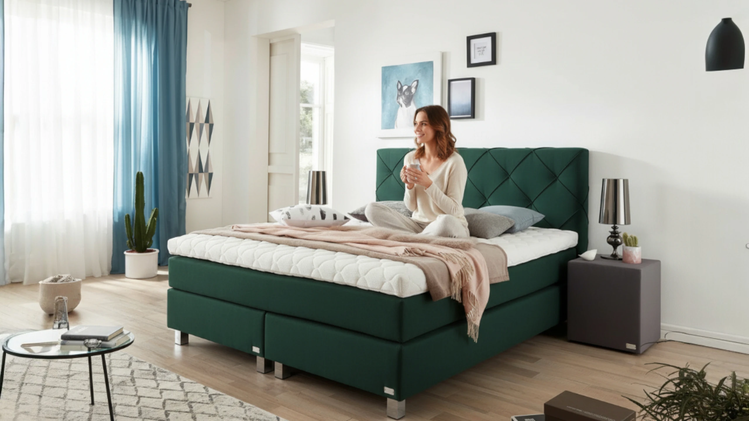Boxspringbett 180x200: Bezug & Farbe Robust Wählen