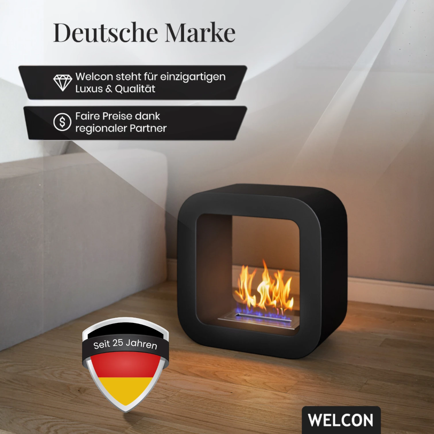 Bioethanol Kamin & Fireplace Malmö | Standkamin und Tischkamin
