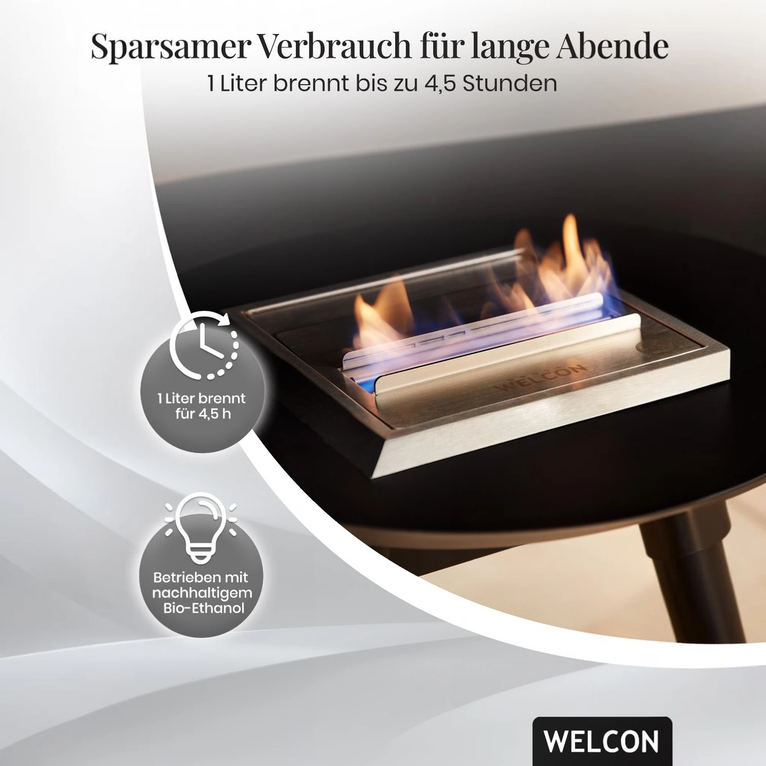 Bioethanol Kamin & Fireplace Kopenhagen | Standkamin