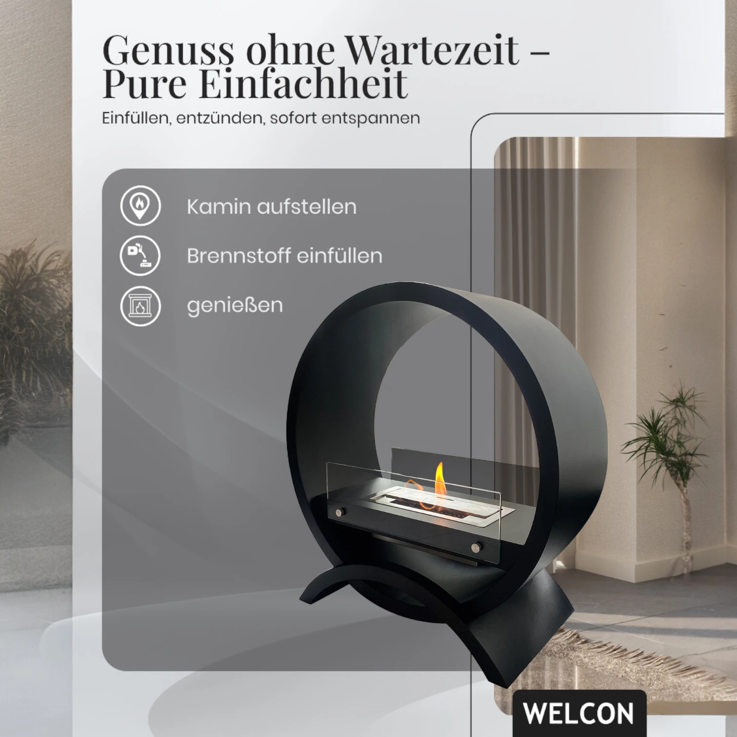 Bioethanol Kamin & Fireplace Skagen | Standkamin Bioethanol Kamin & Fireplace Skagen | Standkamin