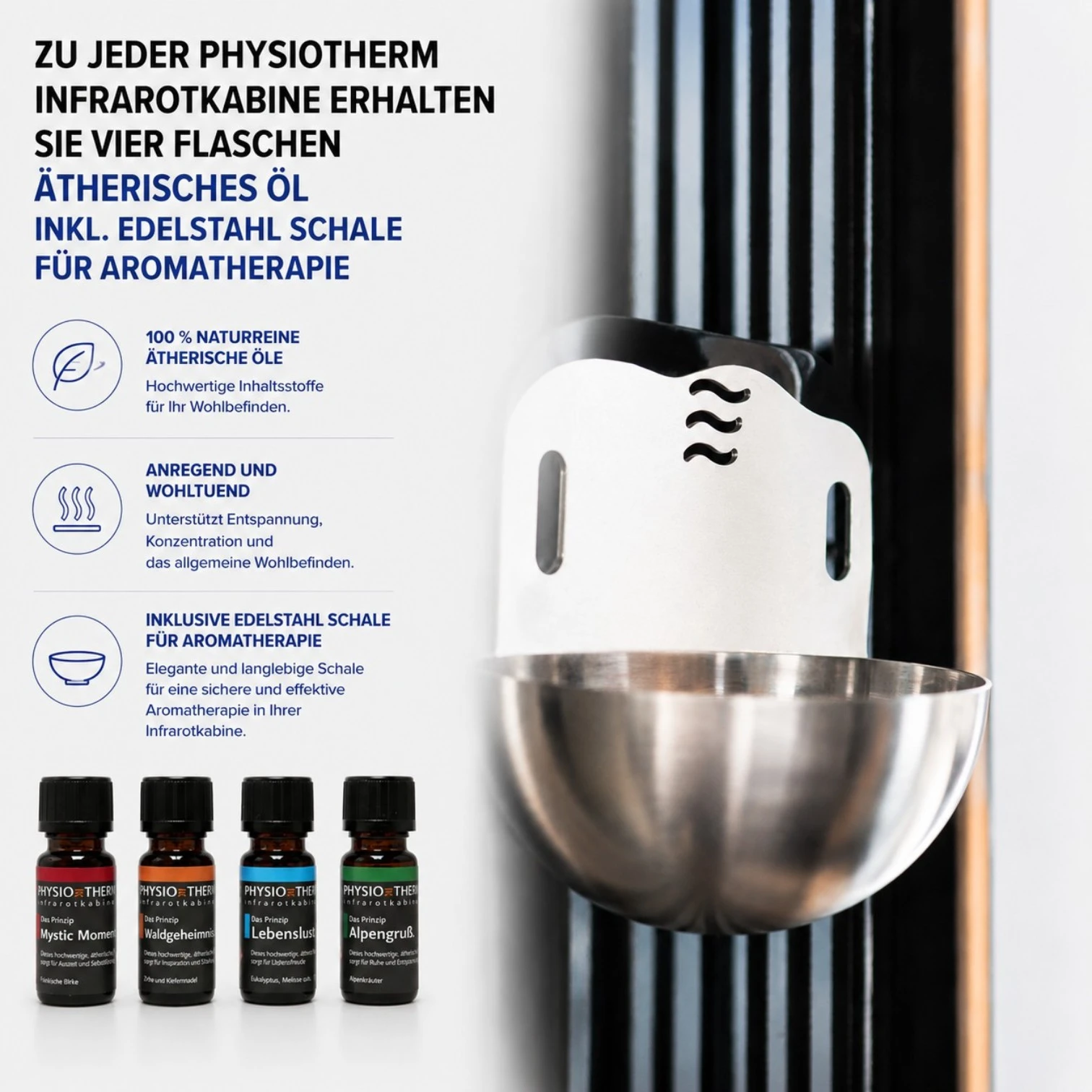Infrarotkabine | Wärmekabine Physiotherm Easy Relax für eine Person