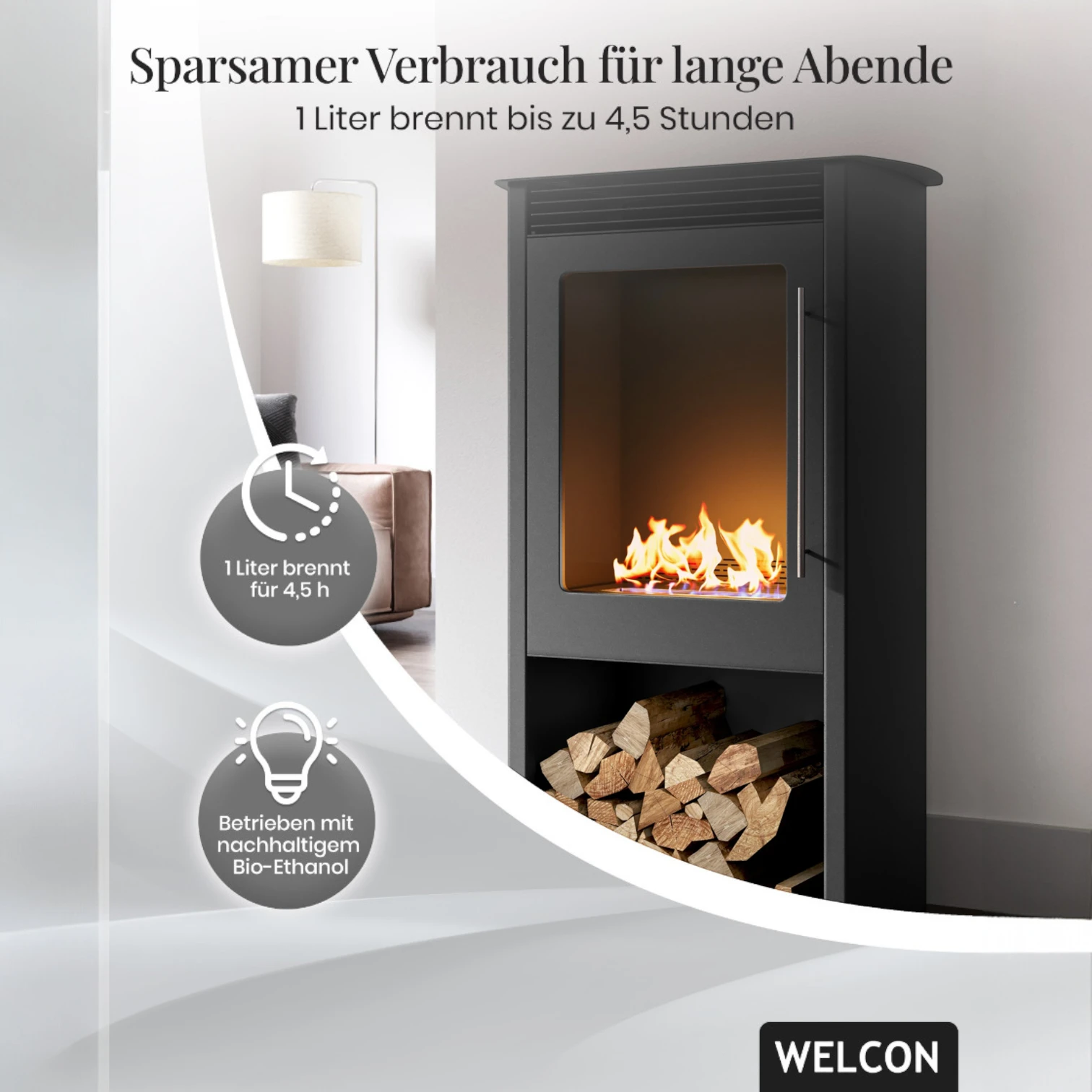 Bioethanol Kamin & Fireplace Trondheim | Standkamin