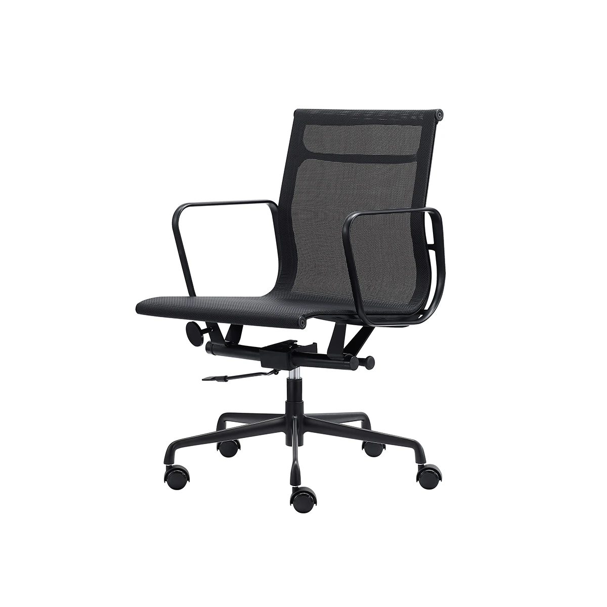 ErgoSVING Bürostuhl | Schreibtischstuhl Modell München Low Back matt schwarz