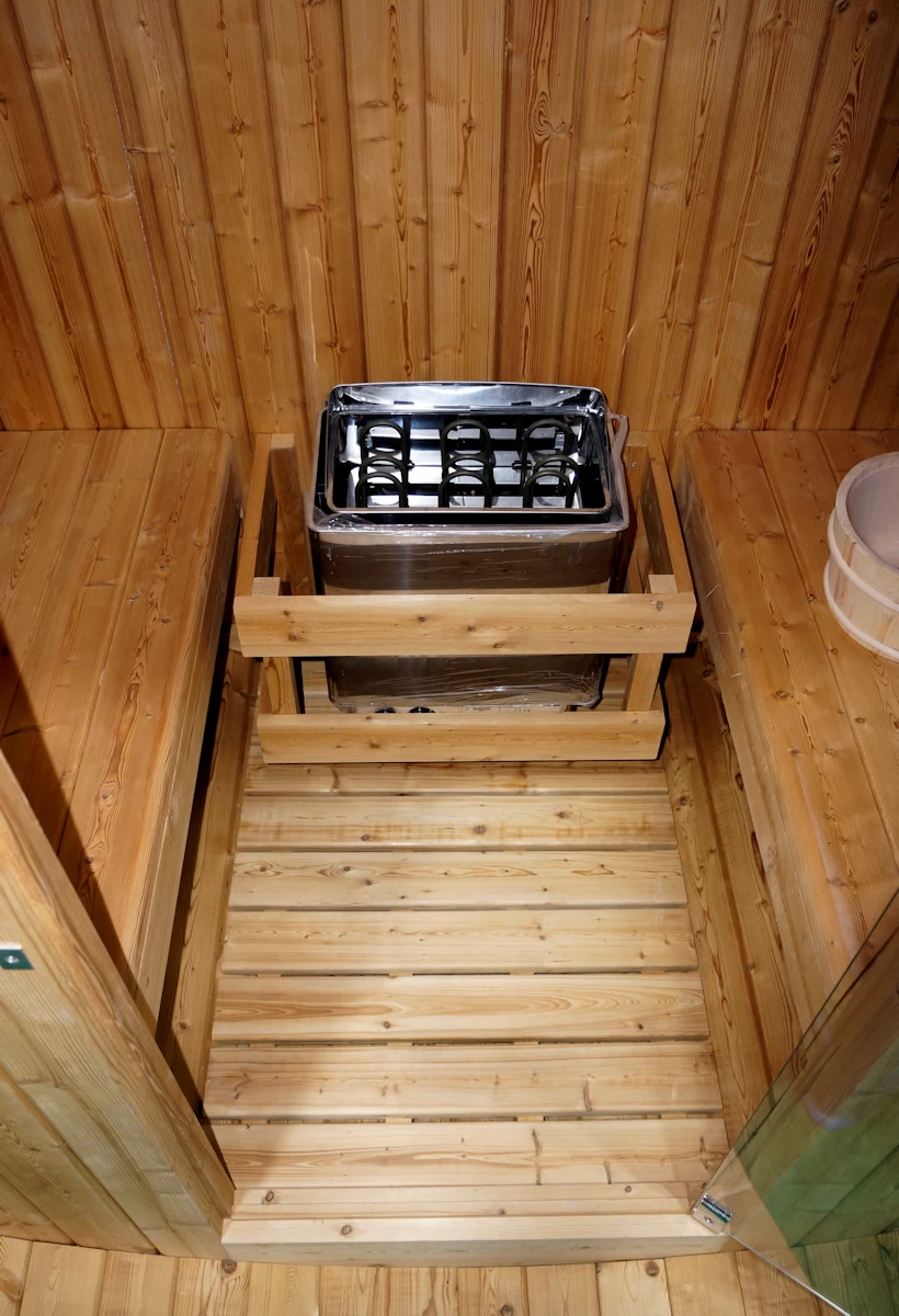 WELCON Easyheat Outdoor Fasssauna - Sauna für den Garten für zwei Personen