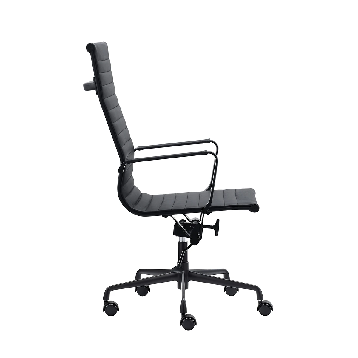 ErgoSVING Bürostuhl | Schreibtischstuhl Modell Berlin High Back schwarz matt