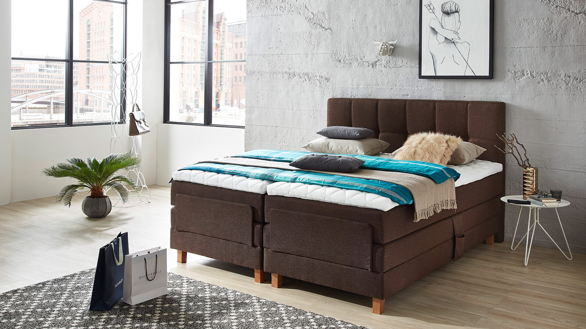 Boxspringbett 180x200 - Luxuriöser Schlafkomfort von WELCON für höchste Ansprüche