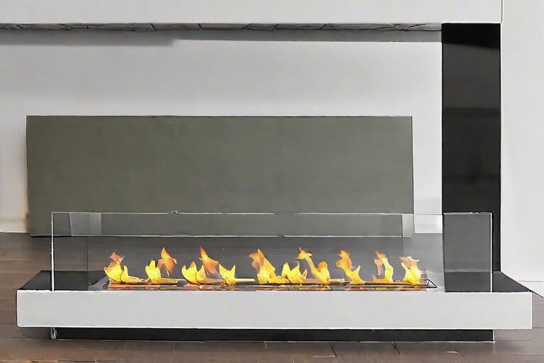 Ethanol Kamin Wand: Moderne Wohnakzente mit einfacher Installation und sicherem Betrieb