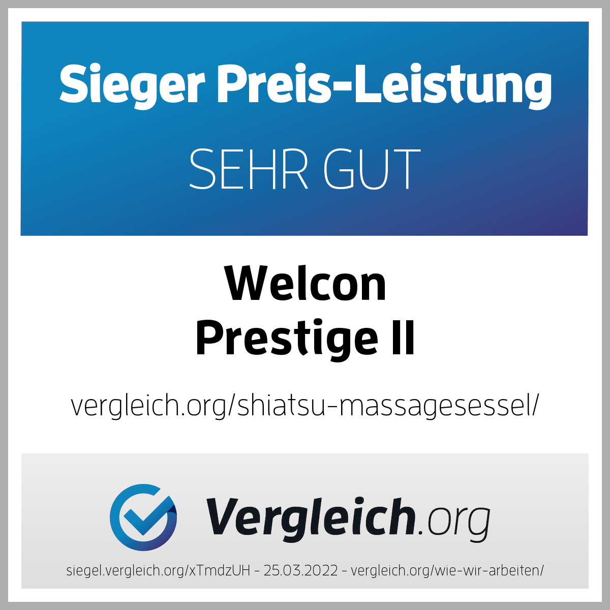 Massagesessel WELCON Prestige II BLACK EDITION in schwarz - Sale