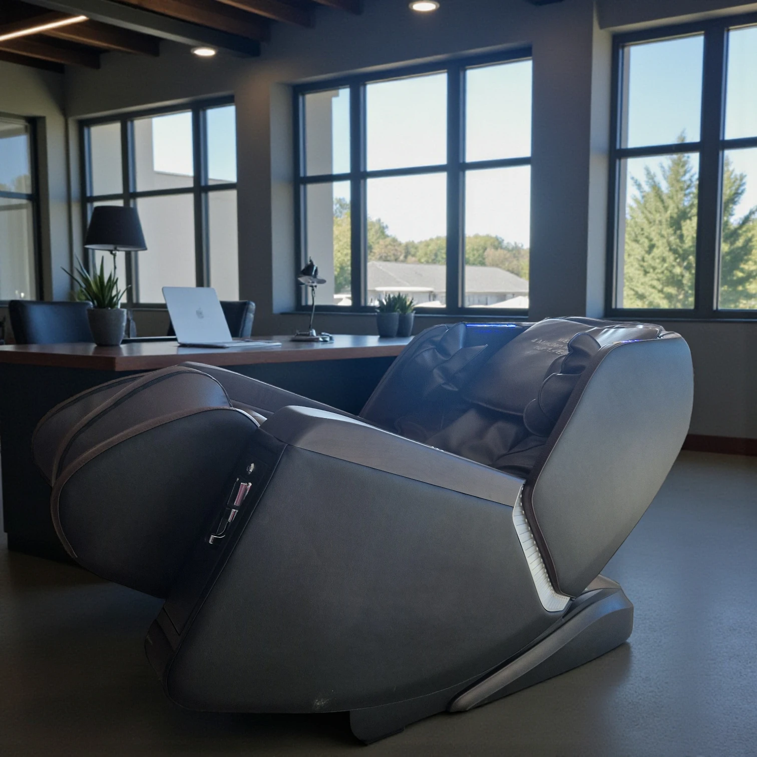 Münzmassagesessel WELCON 4D Pro 5.0 in braun-schwarz